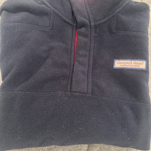 vineyard vines Harbor Fleece Shep Golf Pullover - Picture 3 of 6